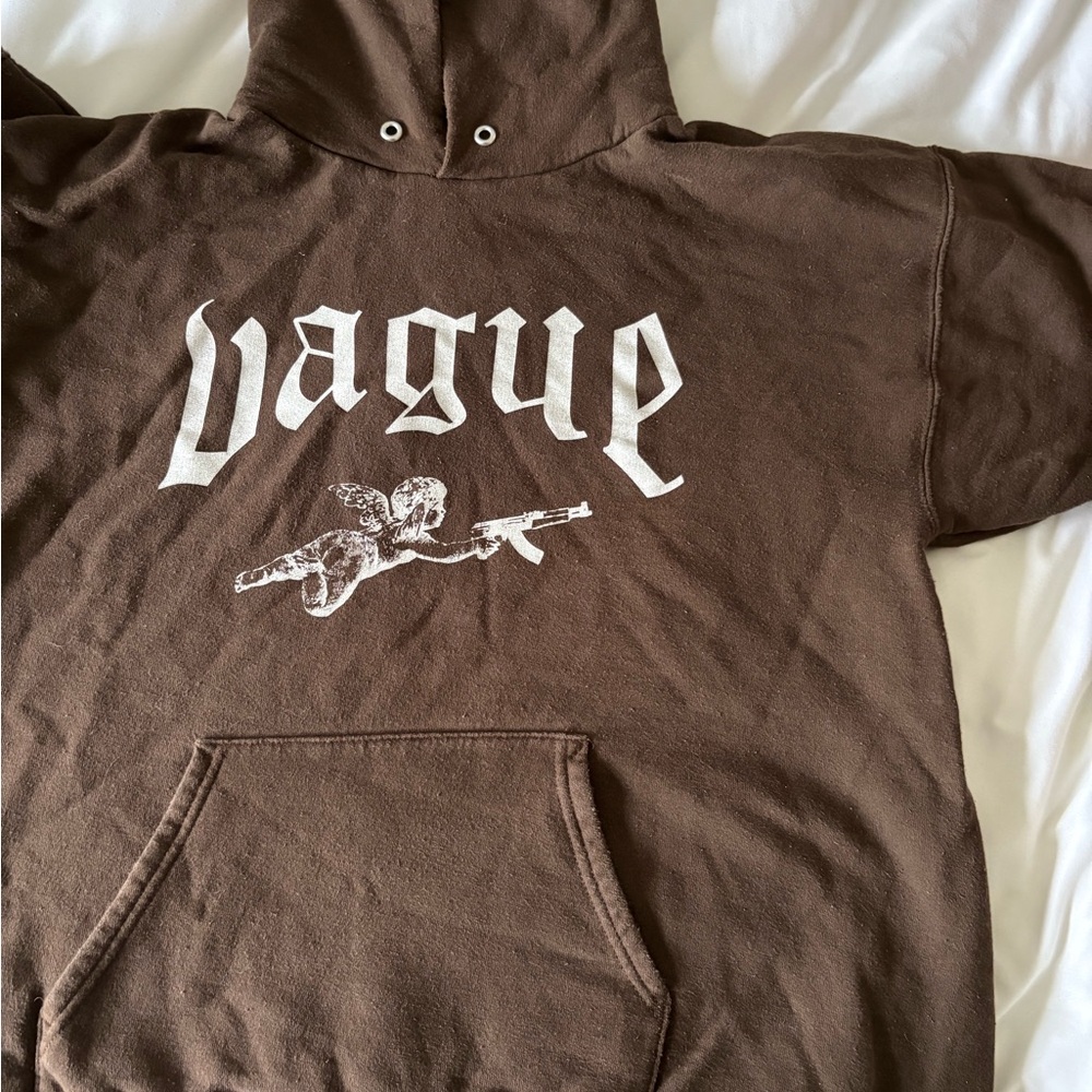 Brown Vague Hoodie